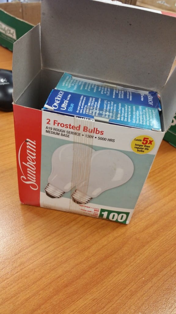 AVOID USING THIN SHIPPING BOXES