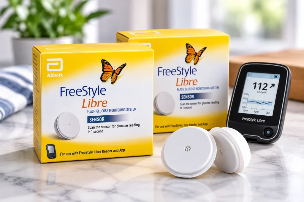 FreeStyle Libre sensors and glucose monitoring supplies