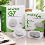 Dexcom G7 and G6 sensors and diabetic supplies