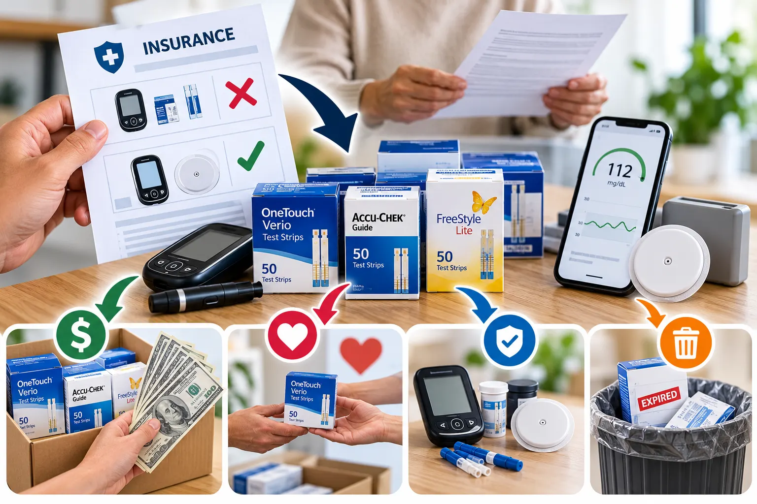 What to Do With Extra Diabetes Supplies After Changing Insurance