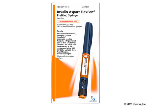 Sell Insulin Aspart Pens U-100 5/pack